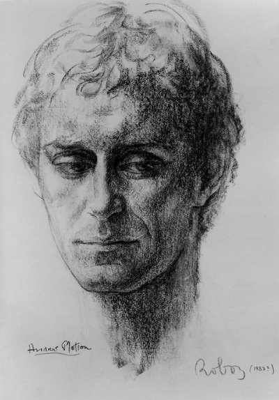 Retrato de Andrew Motion de Rudolf Eichstaedt